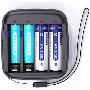 Xtar Зарядно Xtar BC4 за батерии R03/AAA и R6/AA Li-ion 1.5V и NiMH (6952918342977) Зарядно за батерии