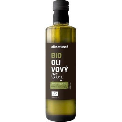 Allnature Olivový olej extra panenský BIO olivový olej v BIO kvalitě 1 l