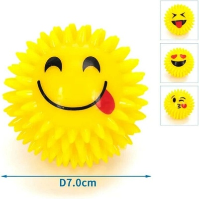 Nobleza led svítící míček smile 7 cm