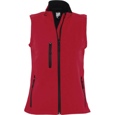 Sols dámska softshellová vesta Rallye Women 46801162 Pepper red