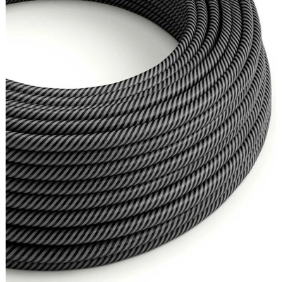 Creative Cables EMR38 3x0,75mm² grafit a černá 1 m