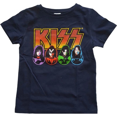 Kiss Logo Faces & Icons Modrá
