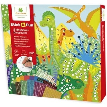 Sycomore mozaika DINOSAUŘI 5 ks