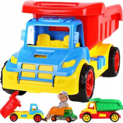 Rappa auto plastové sklápěč velké 52 cm červená