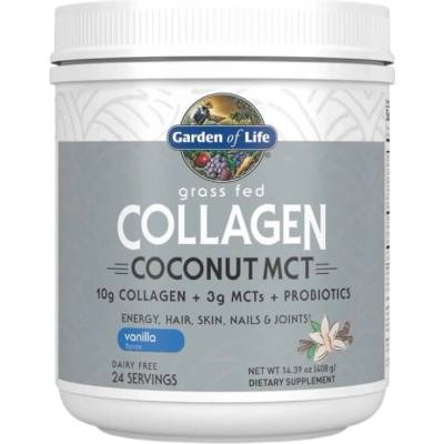 Garden of Life Grass Fed Collagen Coconut MCT [408 грама] Ванилия