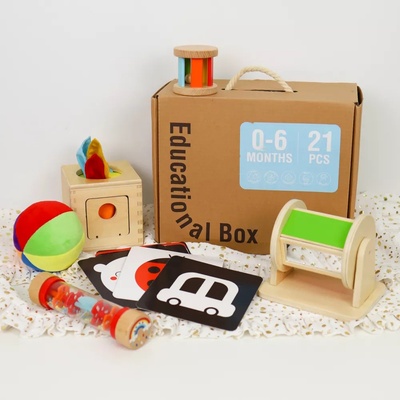 Tooky Toy edukační box Baby 6 ks