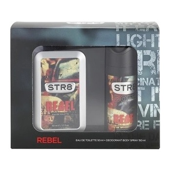 STR8 Rebel EDT 50 ml + deospray 150 ml dárková sada