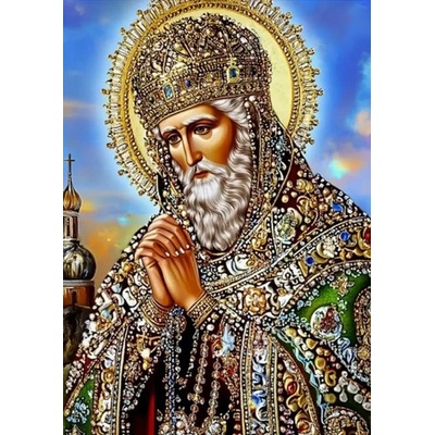 Norimpex - Puzzle Diamant painting: Patron saint 30x40cm - 1 - 39 piese