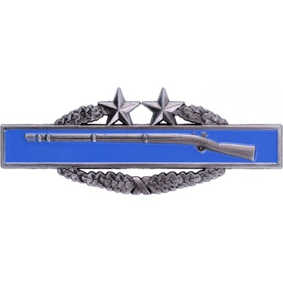 Armáda U.S. Odznak bojový US INFANTRY 3rd modrý pistol