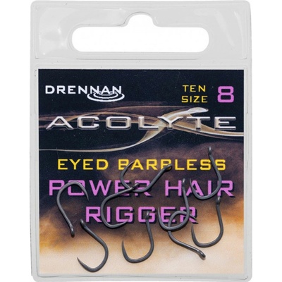 Drennan háčky Acolyte Power Hair Riggers Barbless vel. 8