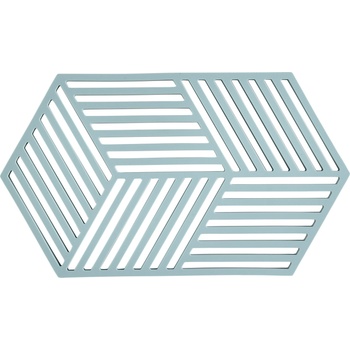 Zone Denmark Подложка за горещи съдове Hexagon 24 см пастелно синя (31615)