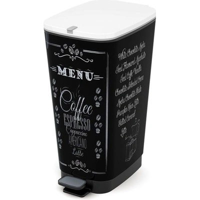 KIS CHIC BIN L 50 l Odpadkový koš coffee menu – Hledejceny.cz