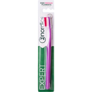 Nordics Четка за зъби Expert Curve 6580, Medium, лилава - baby