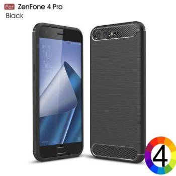 Image 1 of ASUS Zenfone 4 Selfie ZB553KL/Selfie Lite Удароустойчив Carbon Fiber Калъф и Протектор