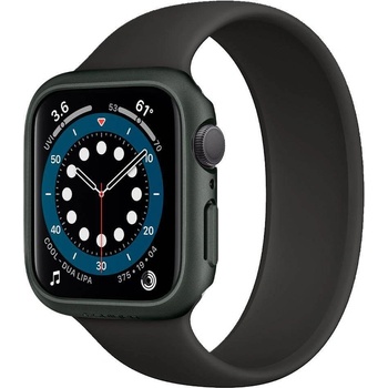 Spigen Качествен твърд кейс за Apple Watch 44мм - Spigen Thin Fit Case (тъмнозелен) (ACS02000)