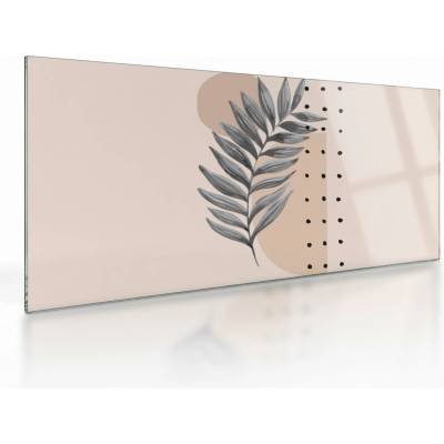 Sklenený obraz - Ilustrovaný list N⁰2, jednodielne 100x50 cm na skle
