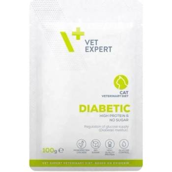 VetExpert Diabetic Cat - мокра ветеринарна храна за котки, 100г