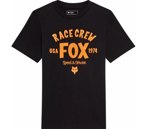 FOX Yth Slogan Ss Tee Black