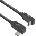ACT Кабел USB-C - USB-C, 10Gbps, 60W, 1 m, конектори 90° left/right, up/down angled (EWENT-ACT-CAB-AC7481)