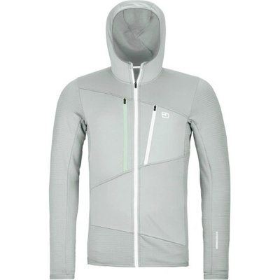 Ortovox Fleece Grid Hoody svetlo šedá
