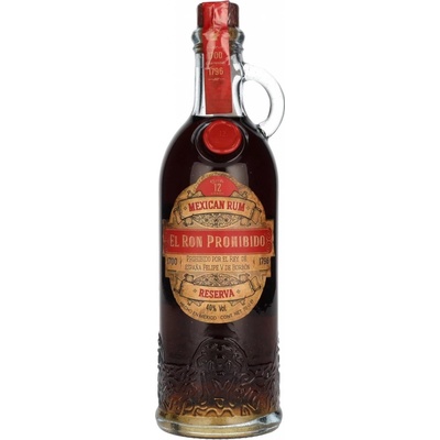 El Ron Prohibido Solera Blended Rum 12y 40% 0,7 l (holá láhev)