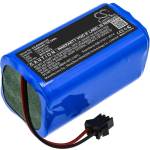 Cameron Sino Батерия за Ecovacs Deebot 600/601/605/710/715, 3400 mAh, с голям капацитет (CS-EDN621VX)