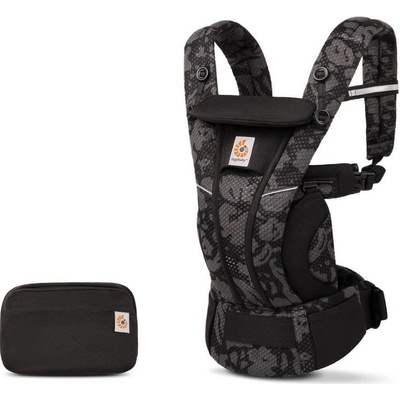 ErgoBaby Omni Breeze Onyx Blooms