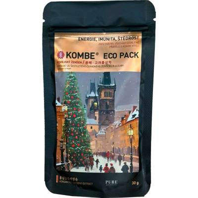 Kombe Ženšenový extrakt Christmas Edition čaj s ženšenom limitovaná edícia Beach 30 g