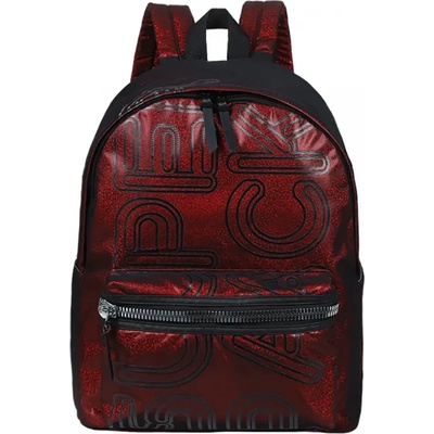 S-Cool Ученическа раница s-cool олекотена superpack, тъмно червено и черно