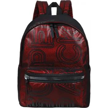 S-Cool Ученическа раница s-cool олекотена superpack, тъмно червено и черно