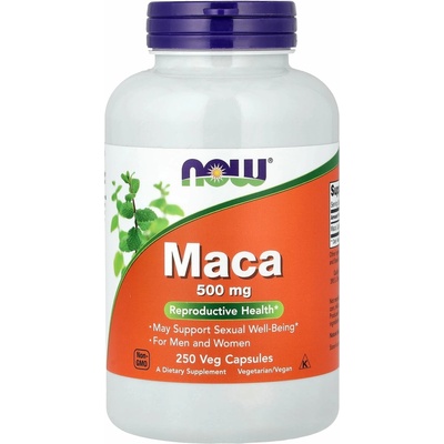 Now Foods Maca 500 mg 250 kapslí