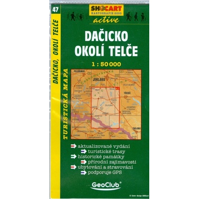 Dačicko okolí Telče 1:50 000