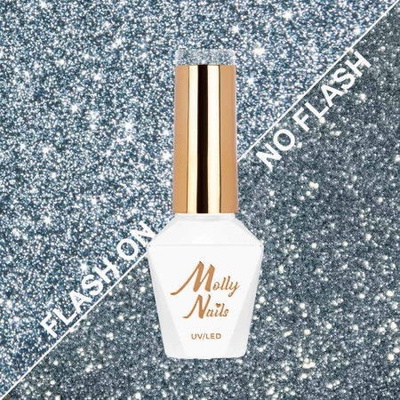 Molly Nails gél lak Flashing Lights Bling it Back HEMA/Di-HEMA Free 8 g Nr 567