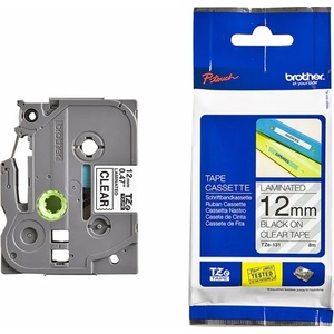 Brother Лента Brother TZЕ131, 12 mm, черен печат върху прозрачна лента (TZЕ131)