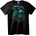NOONEBRAND Метален Викингски Череп Тениска - 3XL, Black