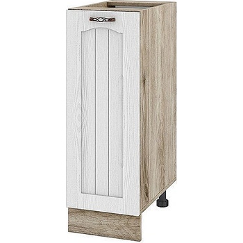 ИРИМ Долен кухненски шкаф Сити АРФ-Бяло фладер-04-70 ляв 30 см