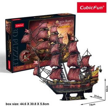 3D пъзел платноходка Queen Anne's Revenge 391 части