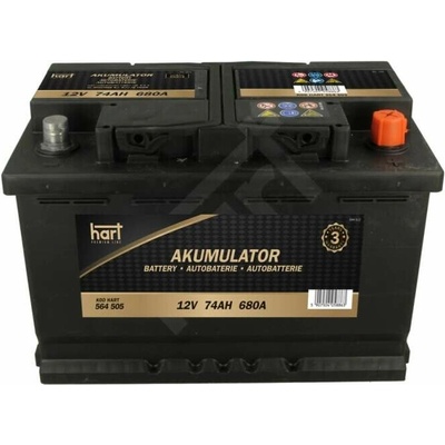 Hart 12V 74Ah 680A 564 505