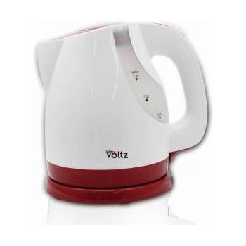 Voltz Електрическа кана Oliver Voltz OV51230V, 2200W, 1.6 L, Вграден нагревател, Бял/Червен