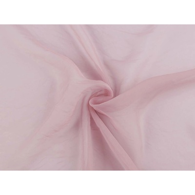 Organza dekorační / oděvní matná, krešovaná Varianta: 4 starorůžová 60651/156899/281069