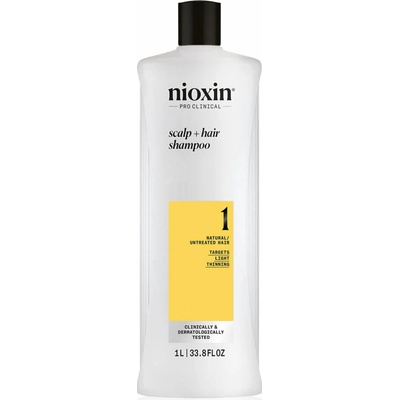 Nioxin Cleanser Shampoo System 1 1000 ml