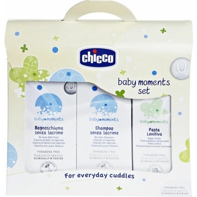 Chicco Regalo set sprchový gél pena 200 ml + telové mlieko 200 ml + kolínska voda 100 ml