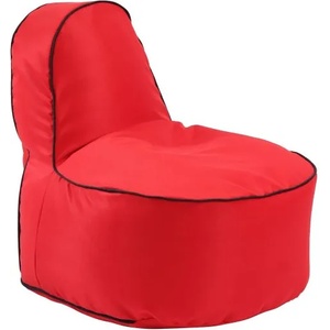 Pufrelax Пуф стол, 200л. , OK Junior, Водоустойчив, Перящ се калъф, Пълнеж от Полистиролни перли, Червен