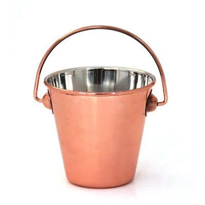 Horecano BH-Иноксова мини кофичка за сервиране с медно покритие 7, 5cm (TW-V H 7.5 CC) (0171372)