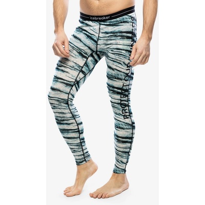 ICEBREAKER M Mer 200 Oasis Leggings POW AOP SNOW AOP