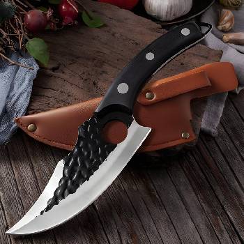 HARAHU Кухненски секаторен нож Касукабе - черен / С калъф kp18426 (ka-18426)