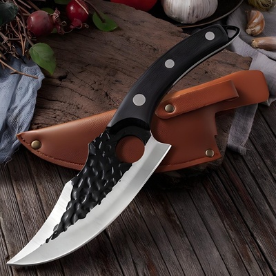 HARAHU Кухненски секаторен нож Касукабе - черен / С калъф kp18426 (ka-18426)