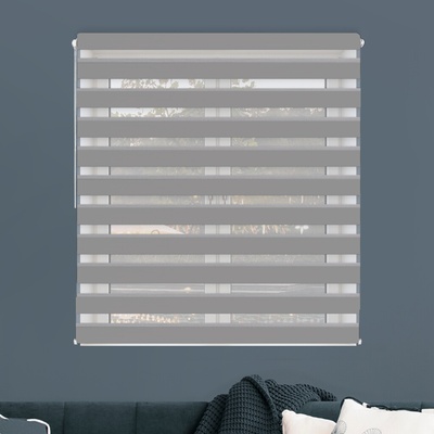 FOA Roleta Deň a noc, PREMIUM, Blackout, Holubia sivá, A 3504e 36 x 150 cm