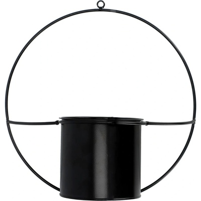 Esschert Design Черен държач за саксии, монтиран на стената Planter - Esschert Design (ZEE-PY147)