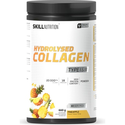 Skill Nutrition Hydrolysed Collagen Type I & III 660 g Pineapple